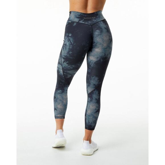 Alphalete All Purpose Legging Pants Blue Oil Strain Leggings No Size XXS or XS - Picture 5 of 9